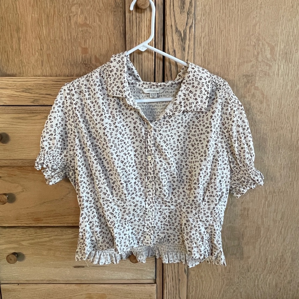 Cottage core floral top